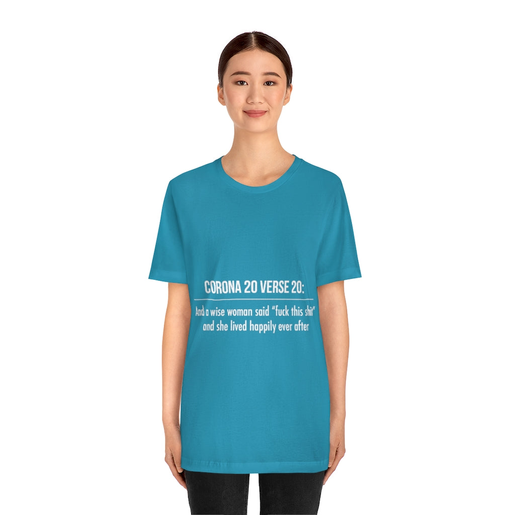Unisex Jersey Short Sleeve Tee - Corona 20