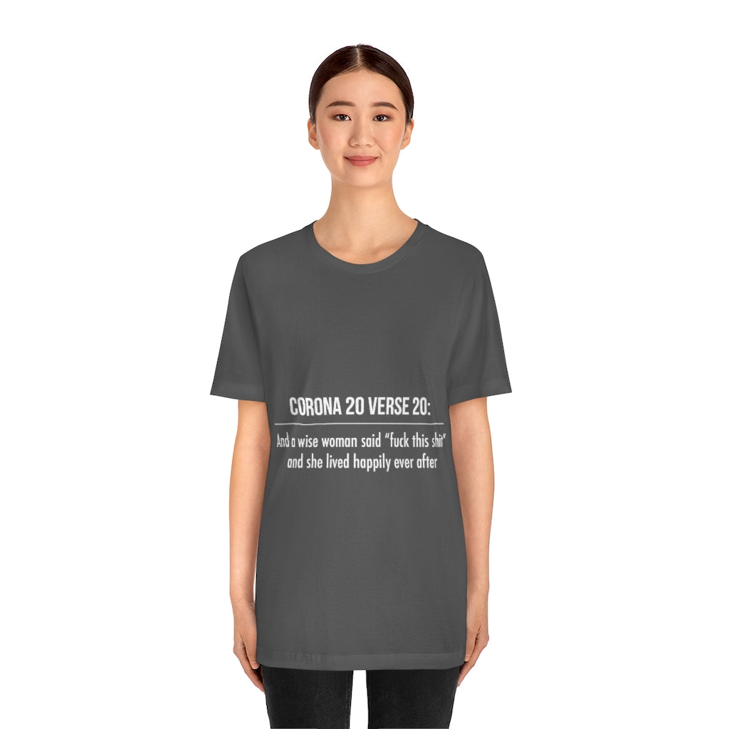 Unisex Jersey Short Sleeve Tee - Corona 20