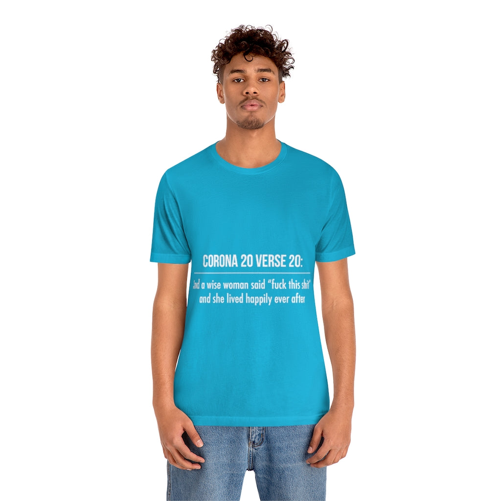 Unisex Jersey Short Sleeve Tee - Corona 20