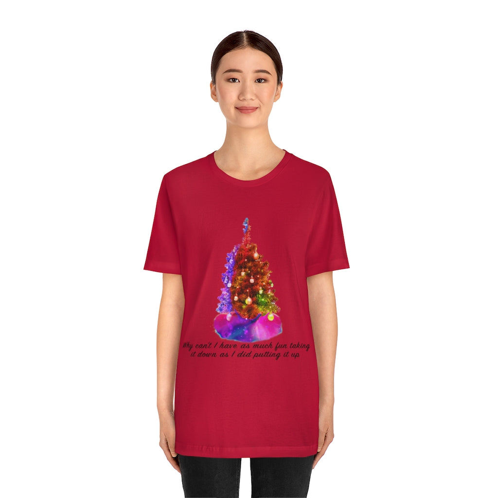 Christmas Tree Unisex Jersey Short Sleeve T-shirt