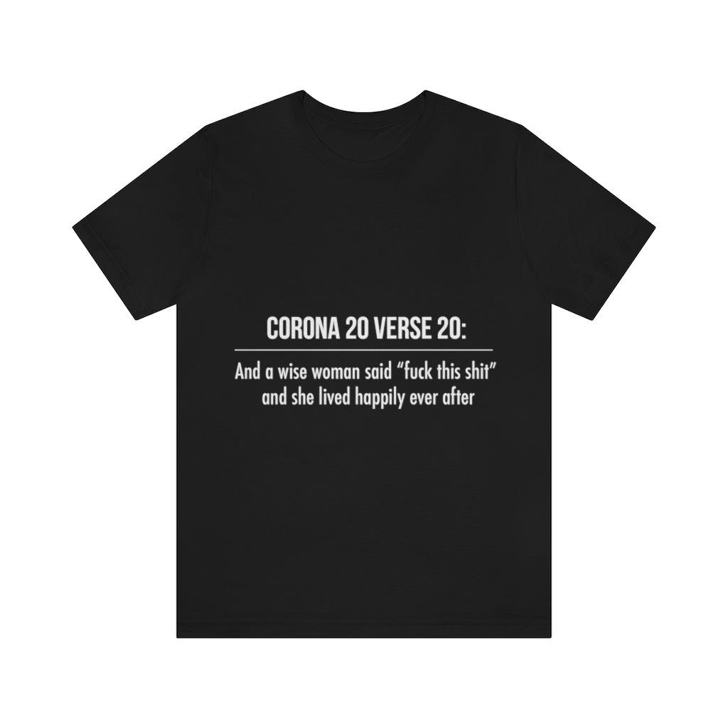 Unisex Jersey Short Sleeve Tee - Corona 20