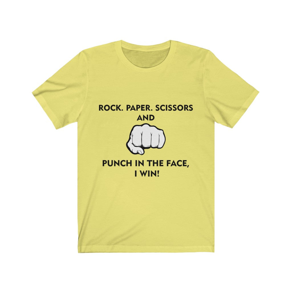 Unisex Jersey Short Sleeve Tee - Rock Paper Scissors