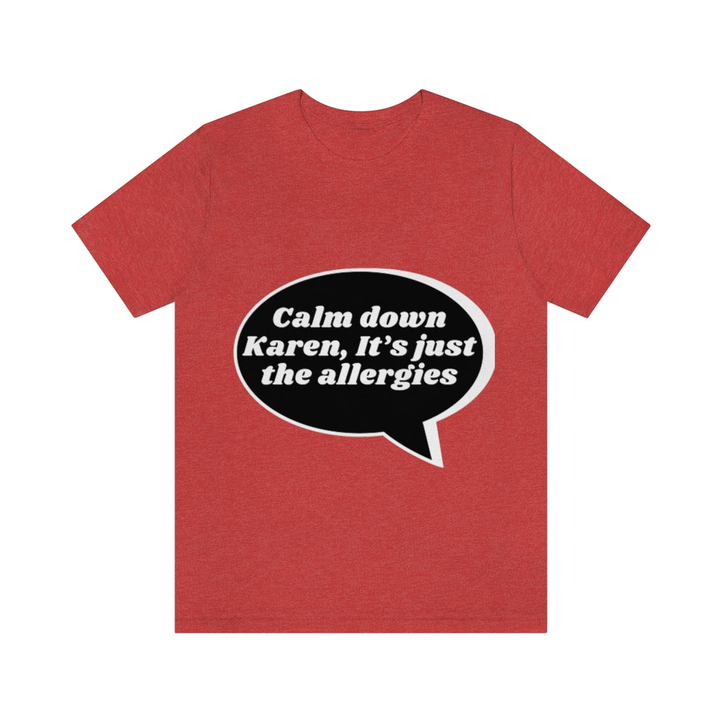 Unisex Jersey Short Sleeve Tee - Calm down Karen