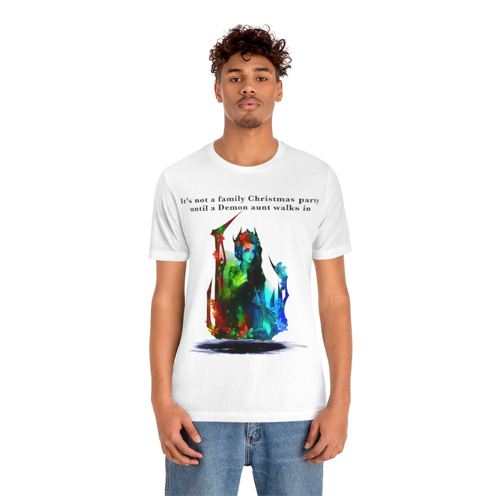 Demon aunt Christmas Unisex Jersey Short Sleeve T-shirt
