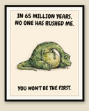 The same print shown framed with a cream mat — frame for display only, not included