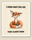 The same print shown framed with a cream mat — frame for display only, not included