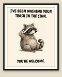 The same print shown framed with a cream mat — frame for display only, not included