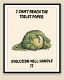 The same print shown framed with a cream mat — frame for display only, not included