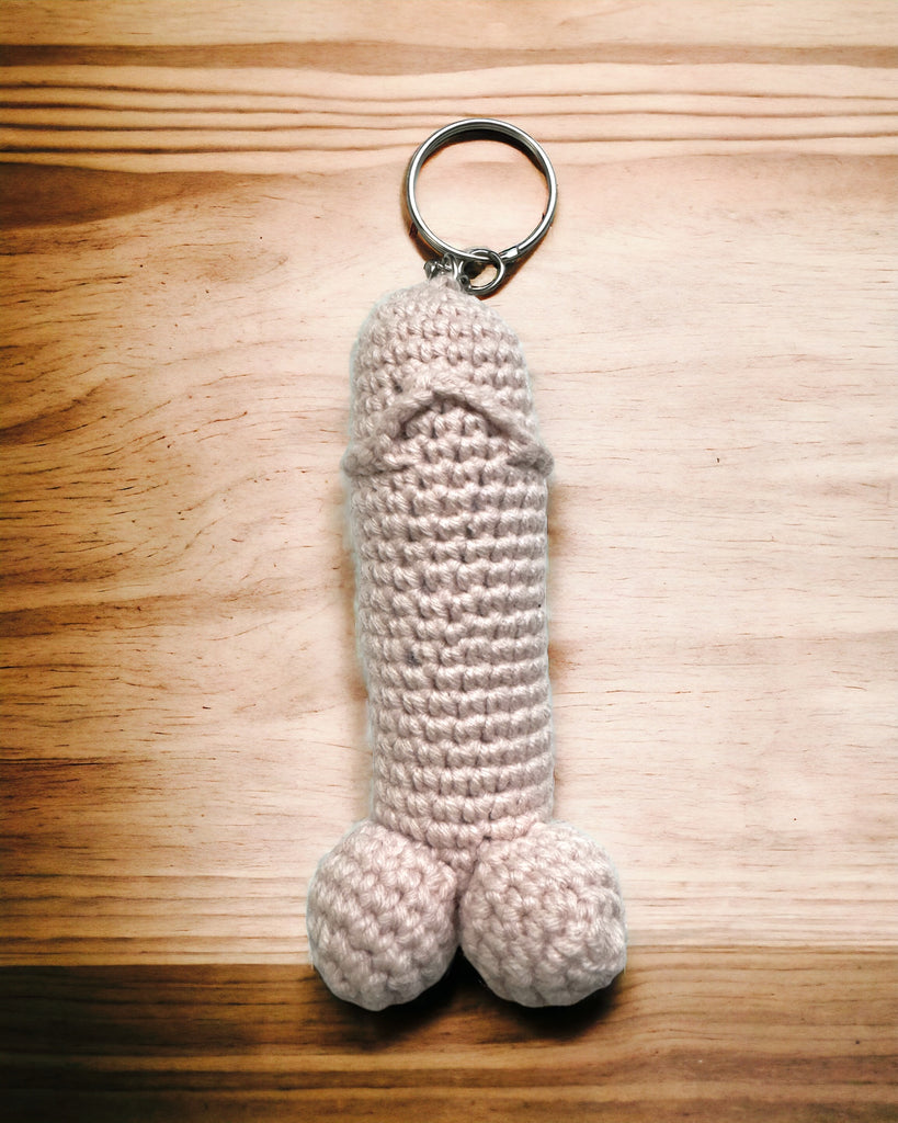 Crotchet Keychains | Handmade Gift For Her  | Snazzy Personalized Charm | Unique Fantasy | Funny Present For Him | Snarky Adult Gift