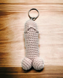 Crotchet Keychains | Handmade Gift For Her  | Snazzy Personalized Charm | Unique Fantasy | Funny Present For Him | Snarky Adult Gift