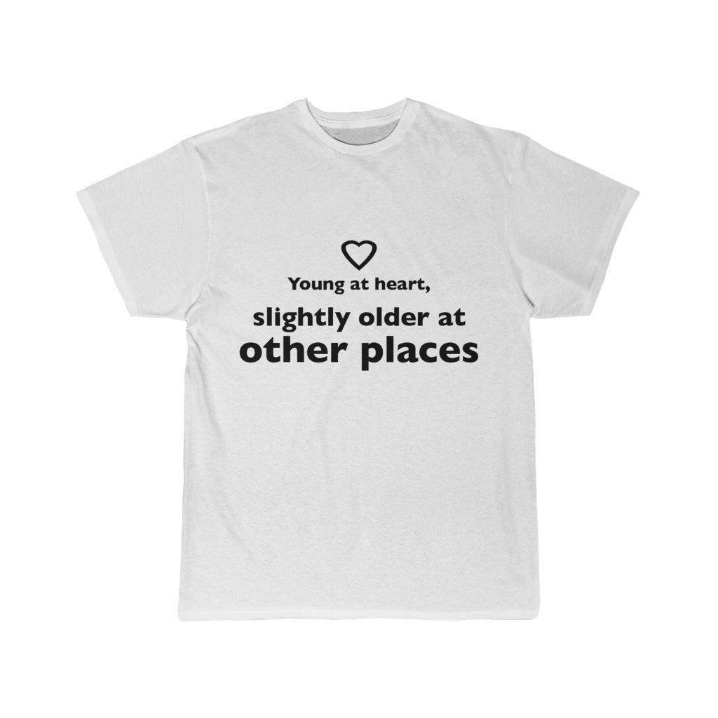 Men's Short Sleeve Tee - Young at heart, slightly older at other places