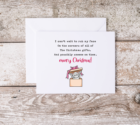 Funny Greeting Card | Awful Festive Card | Festive Season | Love Kids Present | Snarky Appreciation | Thank You | Family Santa Clause Women