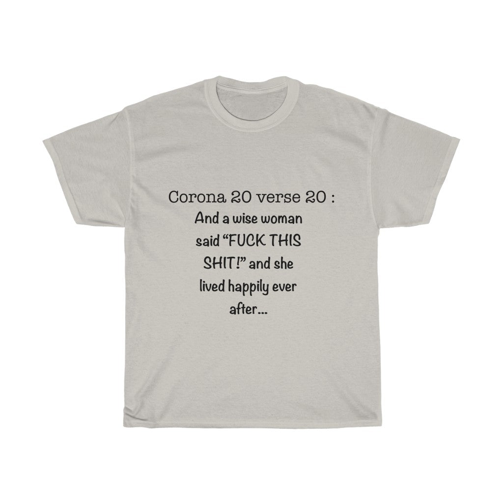 Unisex Heavy Cotton Tee - Corona 20 Verse 20