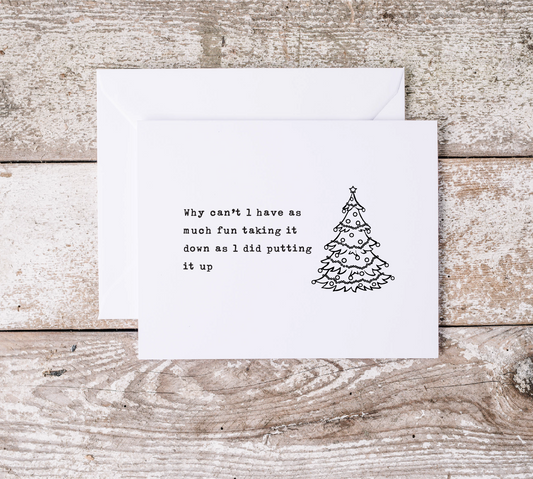 Funny Greeting Card | Awful Festive Card | Festive Season | Love Kids Present | Snarky Appreciation | Thank You | Family Santa Clause Women