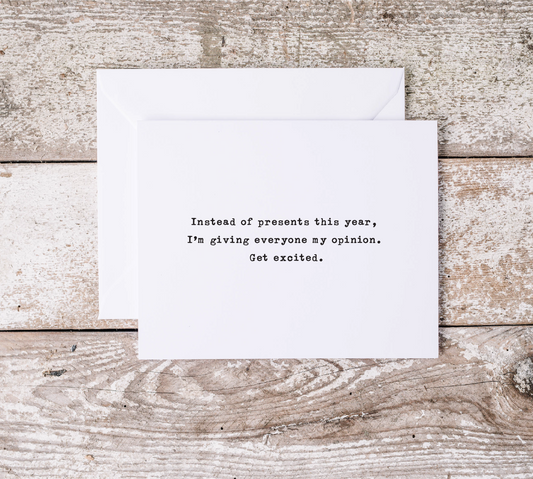 Funny Greeting Card | Awful Festive Card | Festive Season | Love Kids Present | Snarky Appreciation | Thank You | Family Santa Clause Women