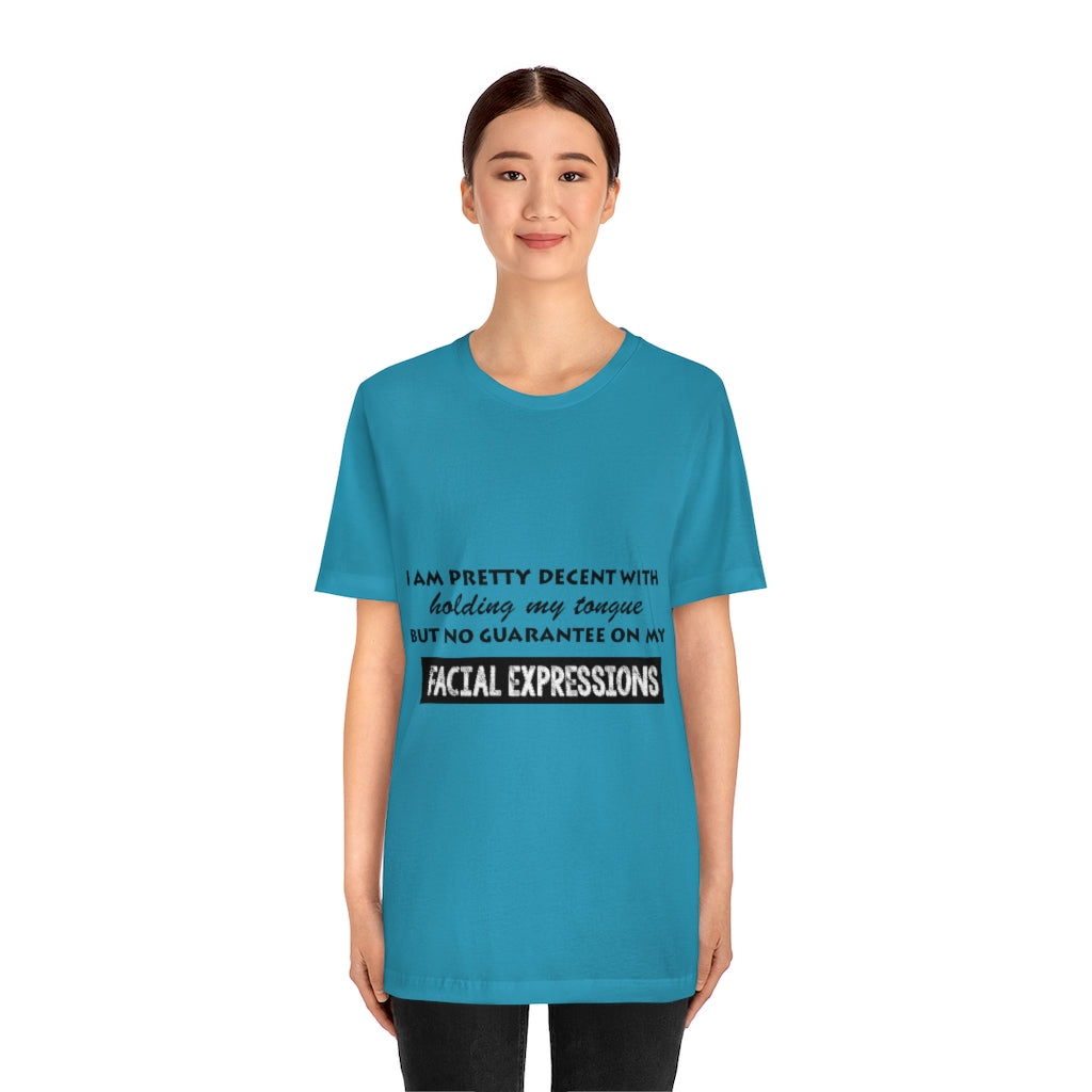 Unisex Jersey Short Sleeve Tee - Facial Expressions