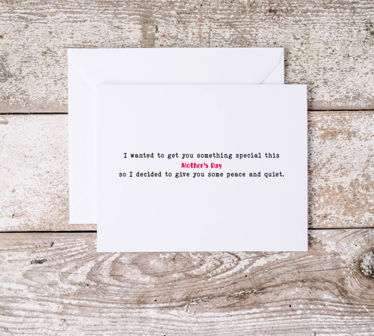 Mother's Day Awful Cards |  Best Gift For Mummy | Sarcastic Mom Gift | Love You Lots, Hilarious Mother | Snarky Moms Club | Charm Basket