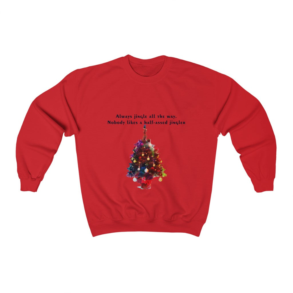 Always Jingle all the way Christmas Unisex Heavy Blend™ Crewneck Sweatshirt