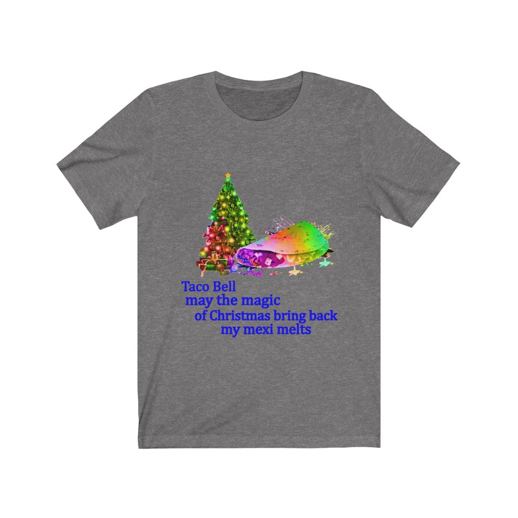 Taco Bell Christmas Unisex Jersey Short Sleeve T-shirt