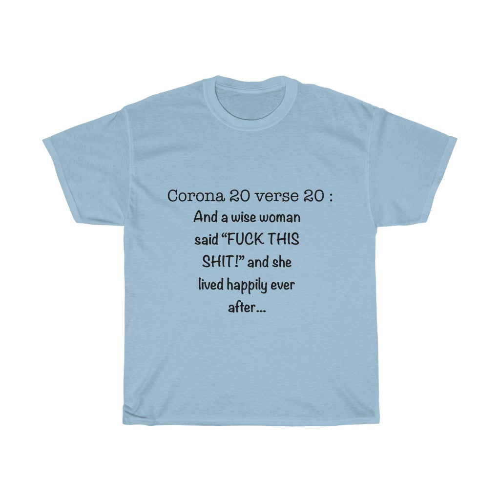 Unisex Heavy Cotton Tee - Corona 20 Verse 20