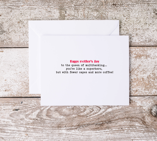 Mother's Day Awful Cards |  Best Gift For Mummy | Sarcastic Mom Gift | Love You Lots, Hilarious Mother | Snarky Moms Club | Charm Basket