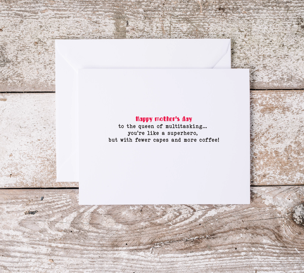Mother's Day Awful Cards |  Best Gift For Mummy | Sarcastic Mom Gift | Love You Lots, Hilarious Mother | Snarky Moms Club | Charm Basket