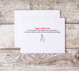 Mother's Day Awful Cards |  Best Gift For Mummy | Sarcastic Mom Gift | Love You Lots, Hilarious Mother | Snarky Moms Club | Charm Basket