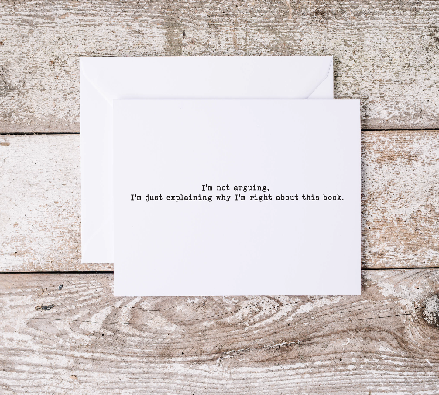 Book Lovers Card /funny/hilarious/sarcastic/ anytime greeting card