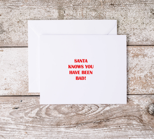Christmas Cards | Awful Festive Card | Festive Season | Charm Love Gift | Snarky Appreciation | Joyful Thank You | Family Santa Clause Women