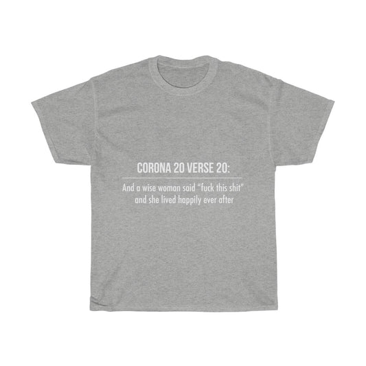 Unisex Heavy Cotton Tee - Corona 20 verse 20