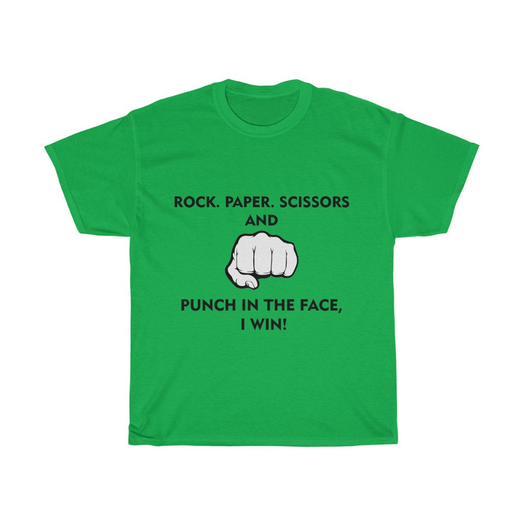 Unisex Heavy Cotton Tee - Rock paper scissors