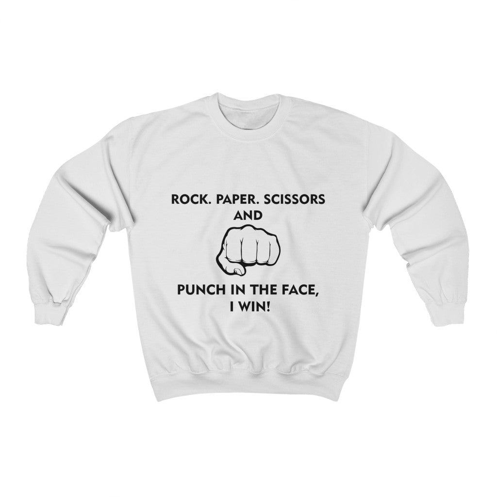 Unisex Heavy Blend™ Crewneck Sweatshirt - Rock Paper Scissors