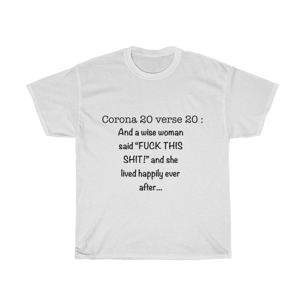 Unisex Heavy Cotton Tee - Corona 20 Verse 20