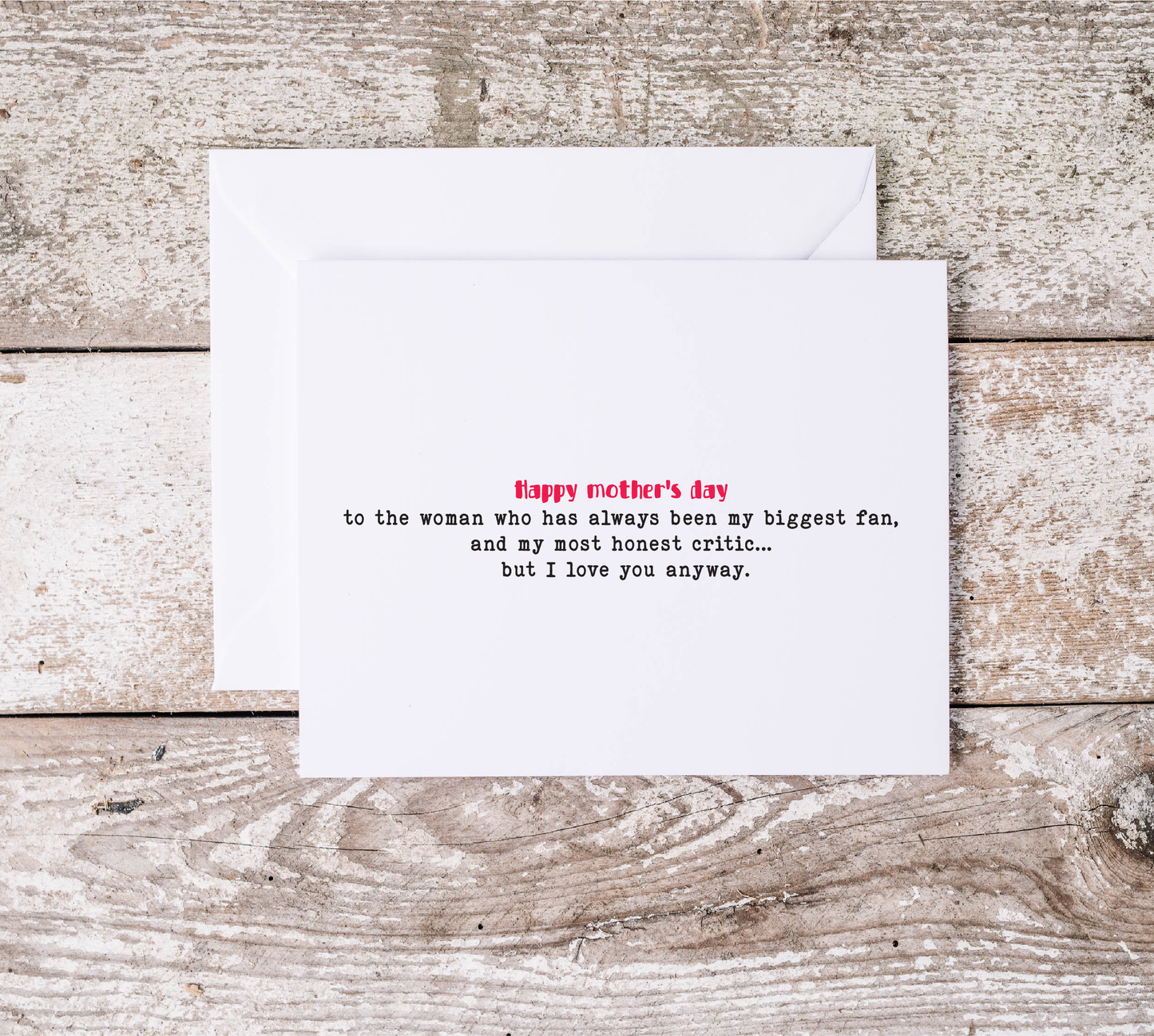 Mother’s Day Card /funny/hilarious/sarcastic/ anytime greeting card