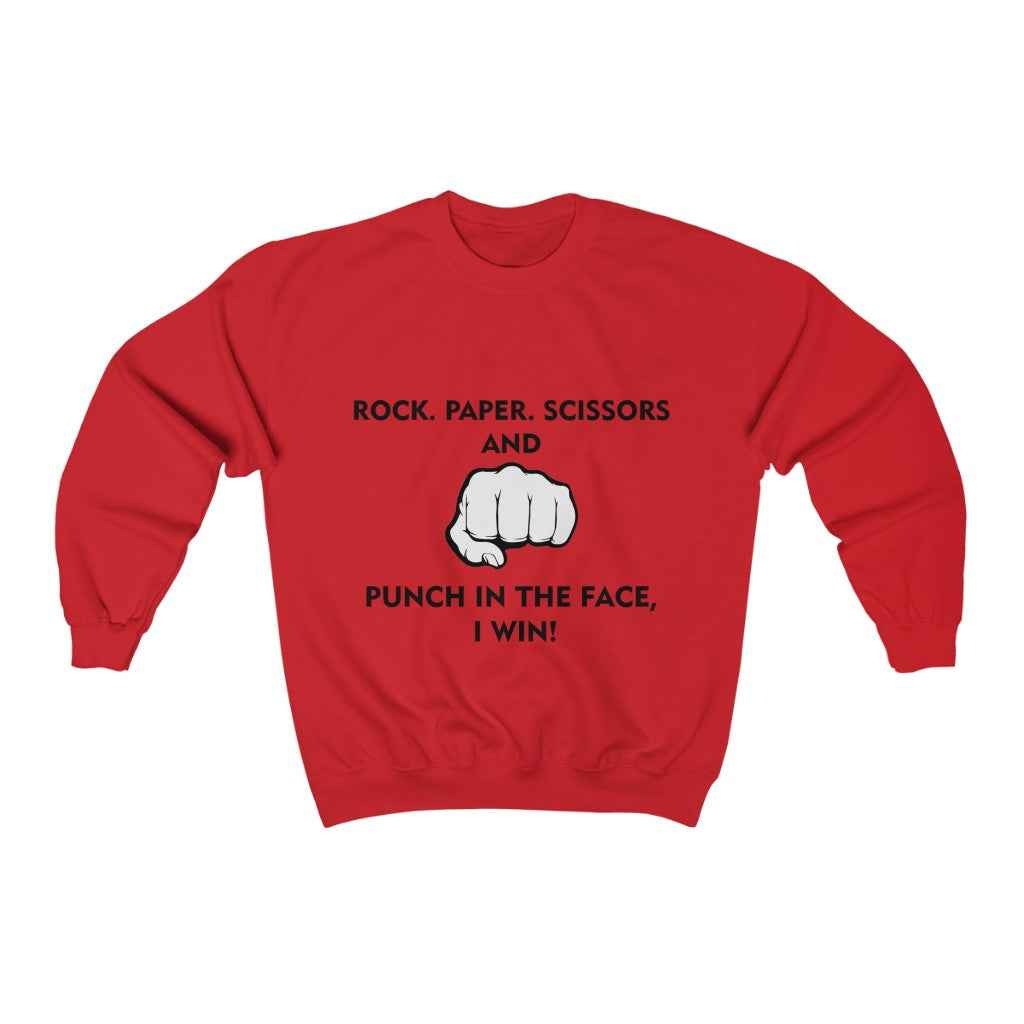 Unisex Heavy Blend™ Crewneck Sweatshirt - Rock Paper Scissors