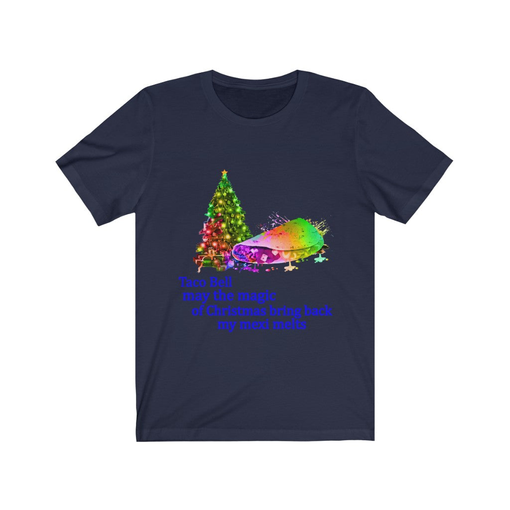 Taco Bell Christmas Unisex Jersey Short Sleeve T-shirt