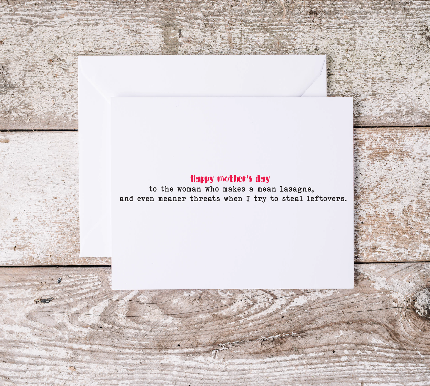 Mother’s Day Card /funny/hilarious/sarcastic/ anytime greeting card