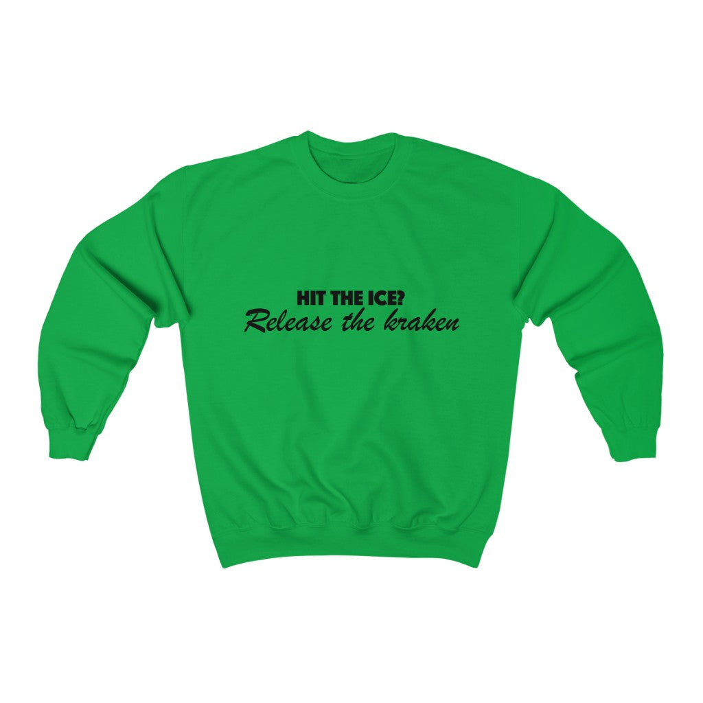 Unisex Heavy Blend™ Crewneck Sweatshirt - Hit the ice?