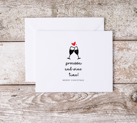 Christmas Cards | Awful Festive Card | Festive Season | Charm Love Gift | Snarky Appreciation | Joyful Thank You | Family Santa Clause Women