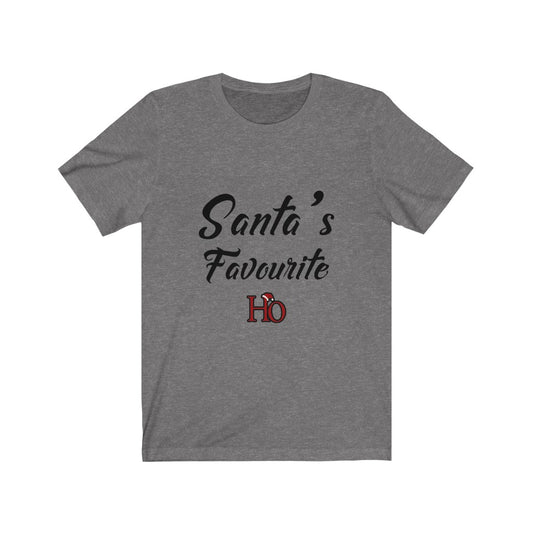 Santa's Favourite Ho Christmas Unisex Jersey Short Sleeve T-shirt