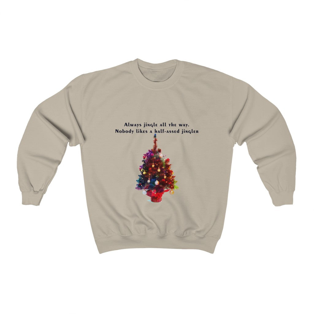 Always Jingle all the way Christmas Unisex Heavy Blend™ Crewneck Sweatshirt