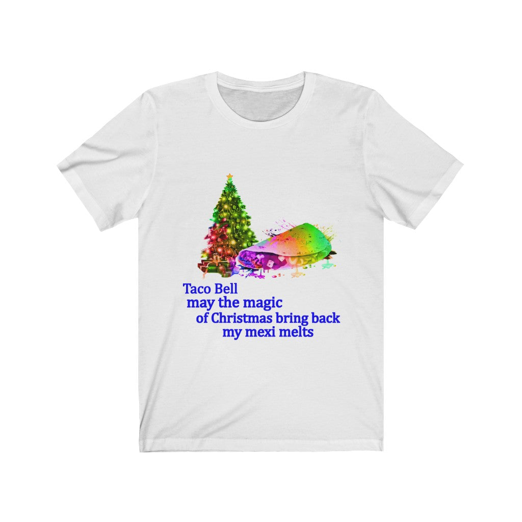 Taco Bell Christmas Unisex Jersey Short Sleeve T-shirt