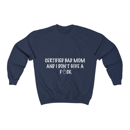 Unisex Heavy Blend™ Crewneck Sweatshirt - certified bad mom