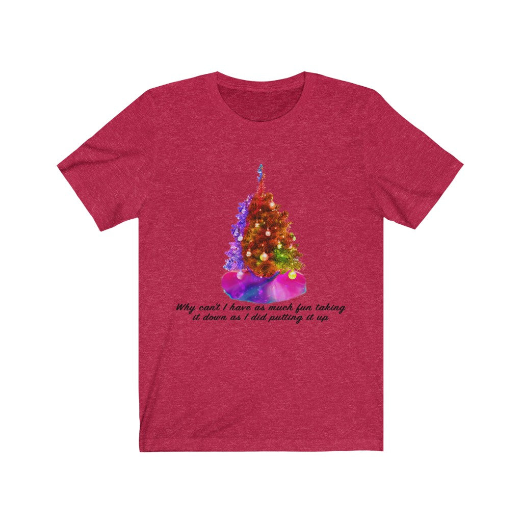 Christmas Tree Unisex Jersey Short Sleeve T-shirt