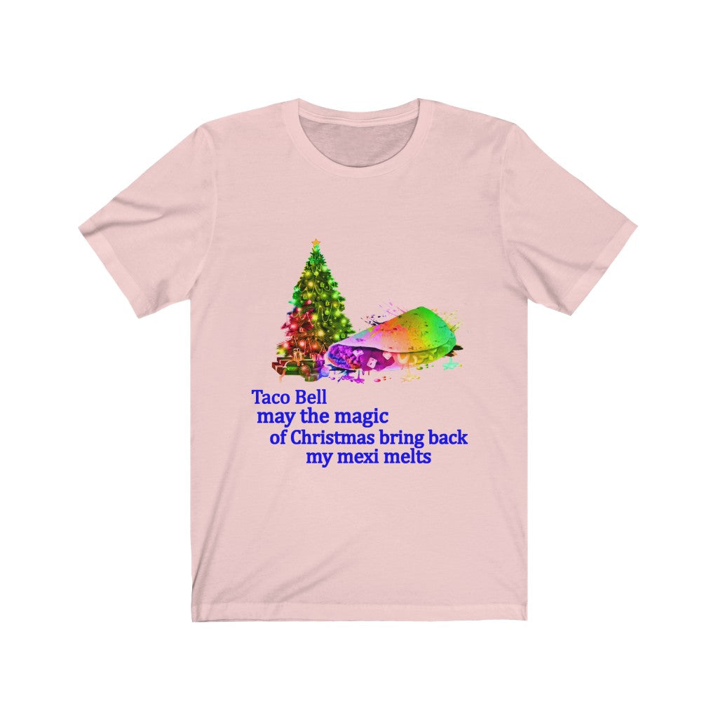 Taco Bell Christmas Unisex Jersey Short Sleeve T-shirt