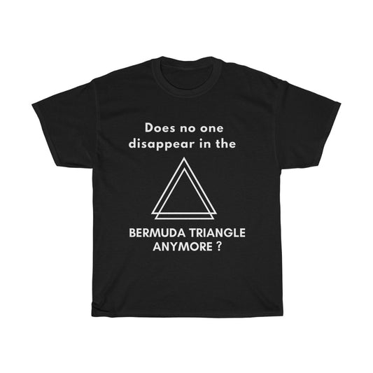 Unisex Heavy Cotton Tee - Does no one disappear in the Bermuda Triangle anymore