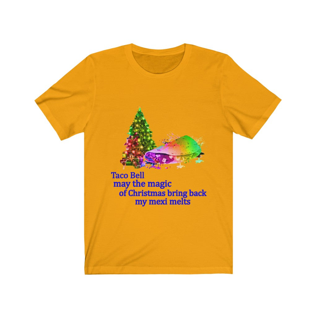 Taco Bell Christmas Unisex Jersey Short Sleeve T-shirt