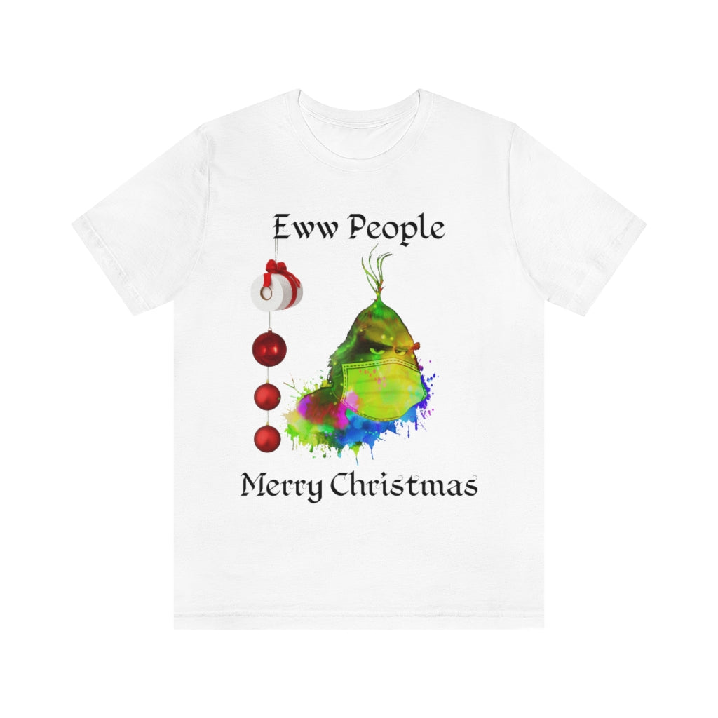 Eww People Merry Christmas Unisex Jersey Short Sleeve T-shirt