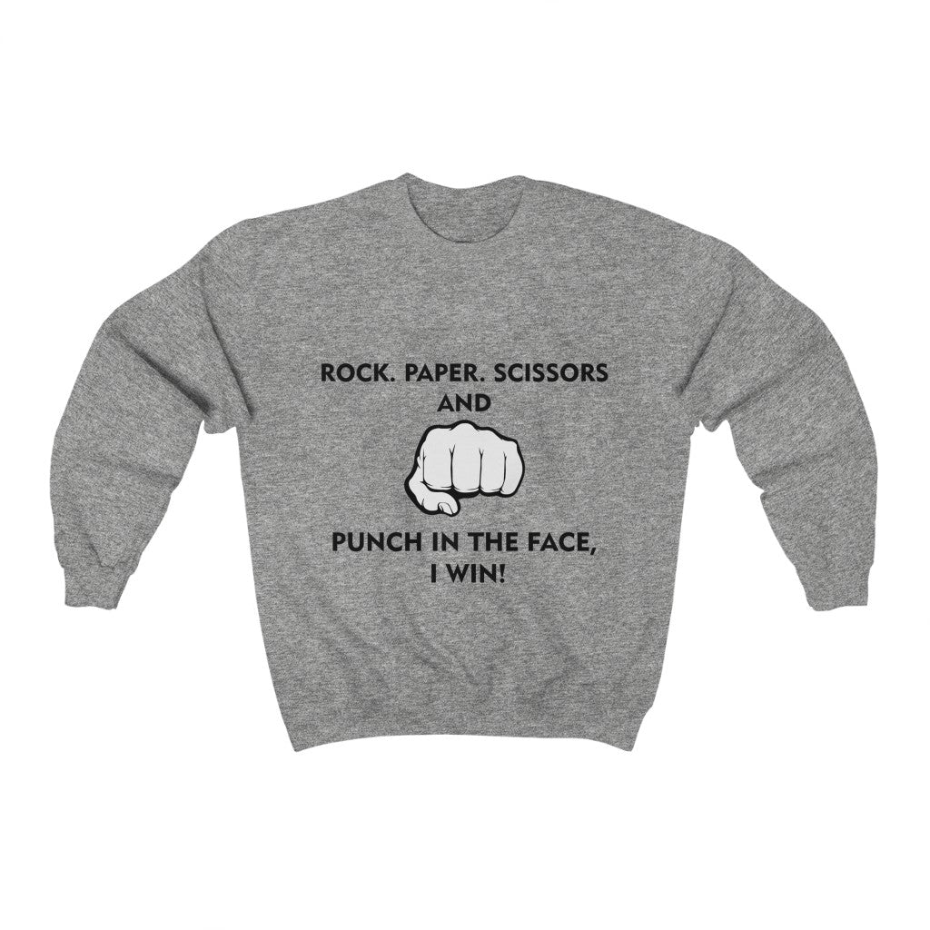 Unisex Heavy Blend™ Crewneck Sweatshirt - Rock Paper Scissors