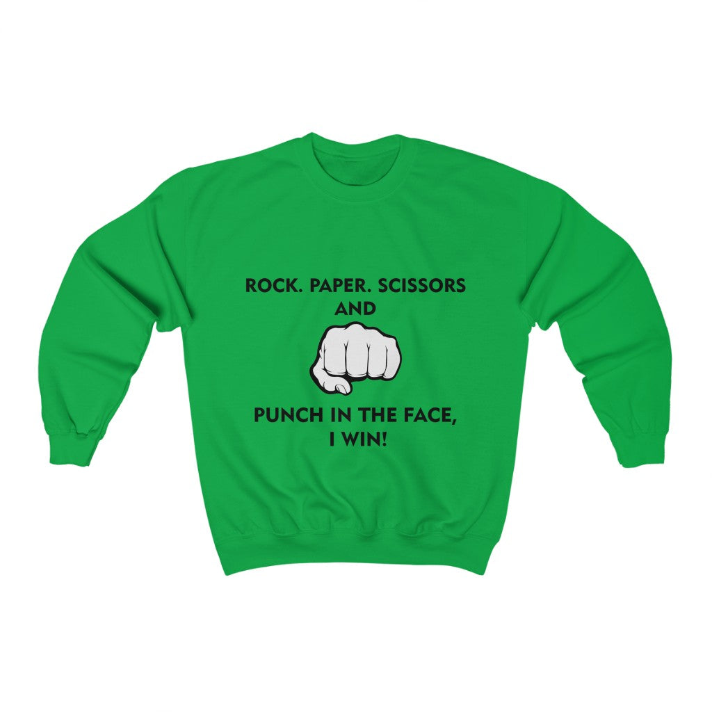 Unisex Heavy Blend™ Crewneck Sweatshirt - Rock Paper Scissors